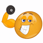 Muscles emoji Working out muscles