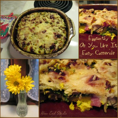 Eggsactly As You Like It Easy Casserole, New End Studio