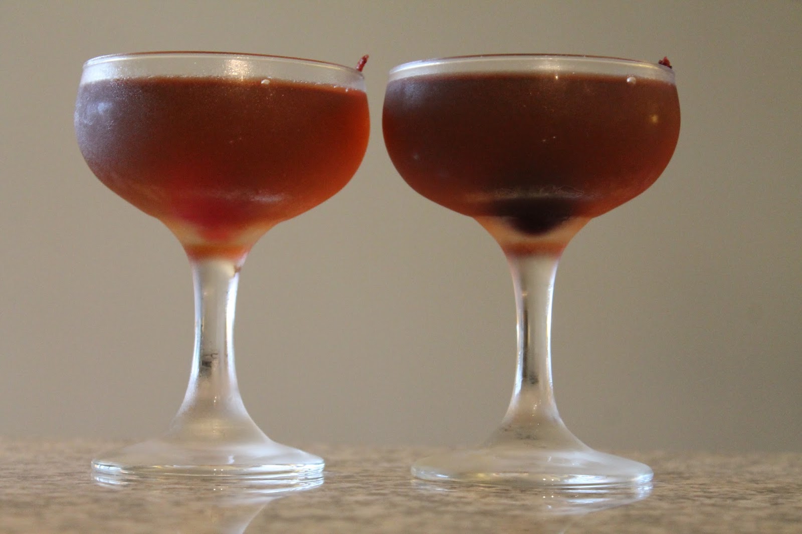 Cook In / Dine Out Manhattan Cocktails 2 Classic Variations