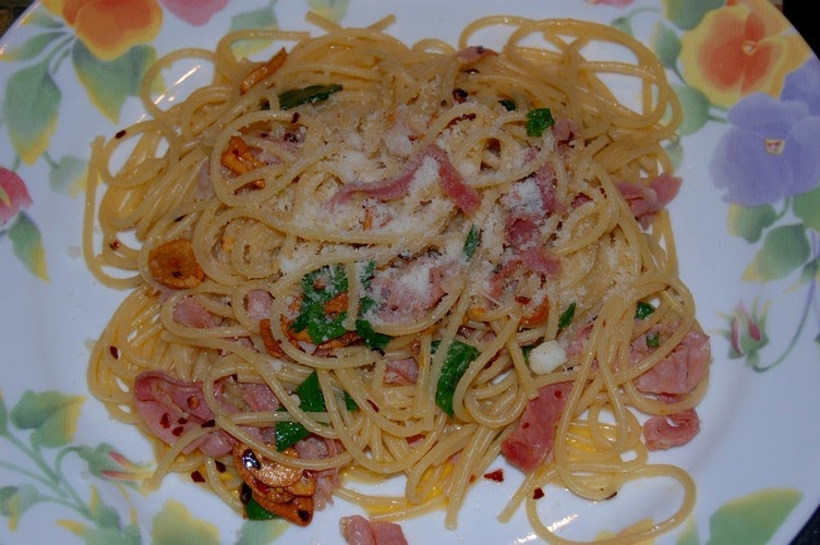Vintage Recipe Blog Spaghetti With Prosciutto Recipe