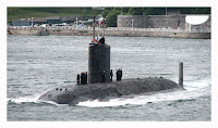 The submarine will listen for ultrasonic ''pings''from the plane's black box, which continue to be broadcast for about 30 days after take-off HMS Tireless