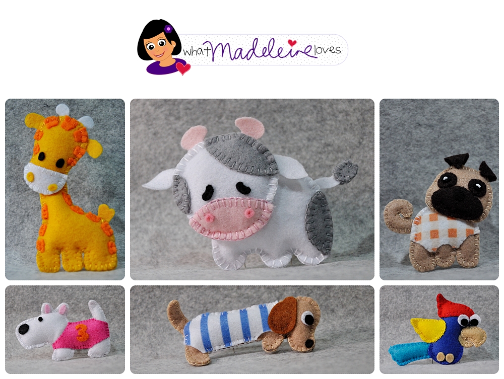 what madeleine loves Felt Project Animals 4