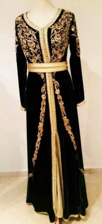 vente caftan velours