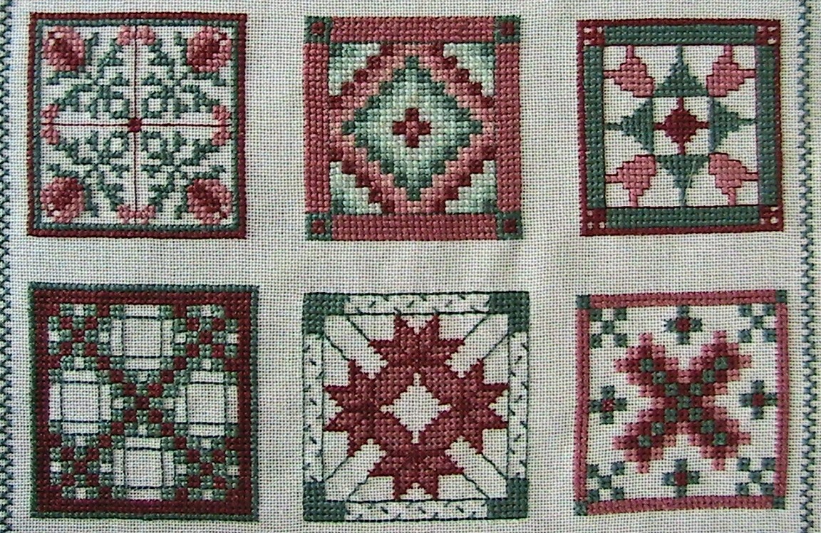 Everyday Art Work Favorite Quilt Squares Cross Stitch