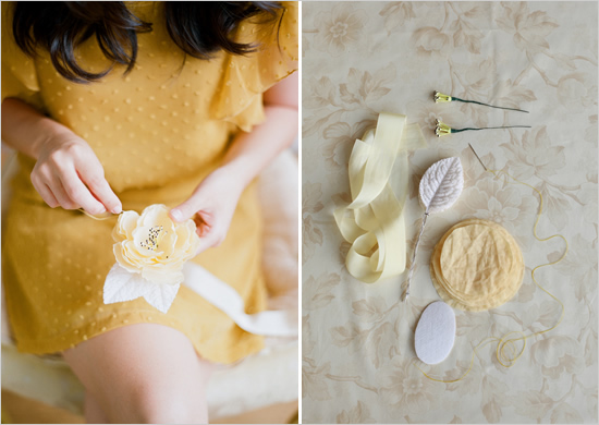 DIY flower accent
