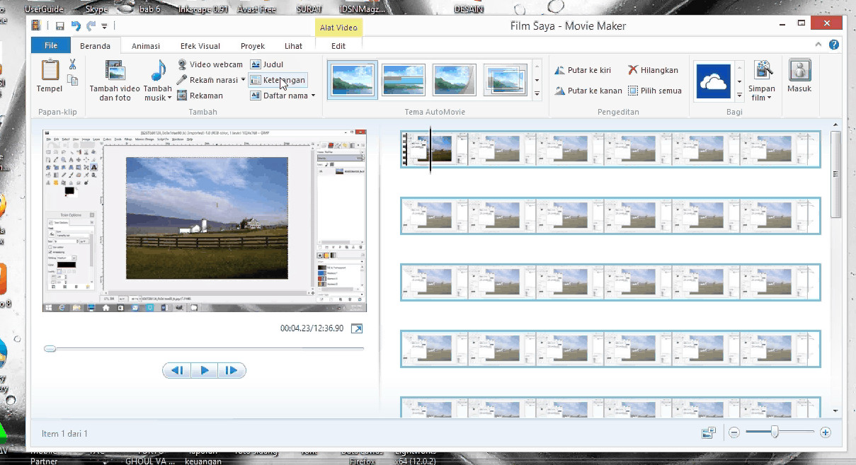 Membuat Tulisan Di Video Movie Maker | cara membuat tulisan di video desain zain Membuat Tulisan Di Video Movie Maker | cara membuat tulisan di video desain zain