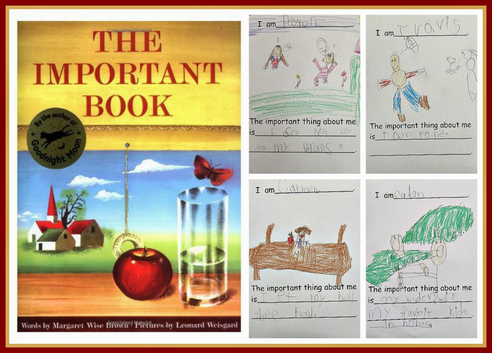 kindergarten holding hands and sticking together five for friday the important book