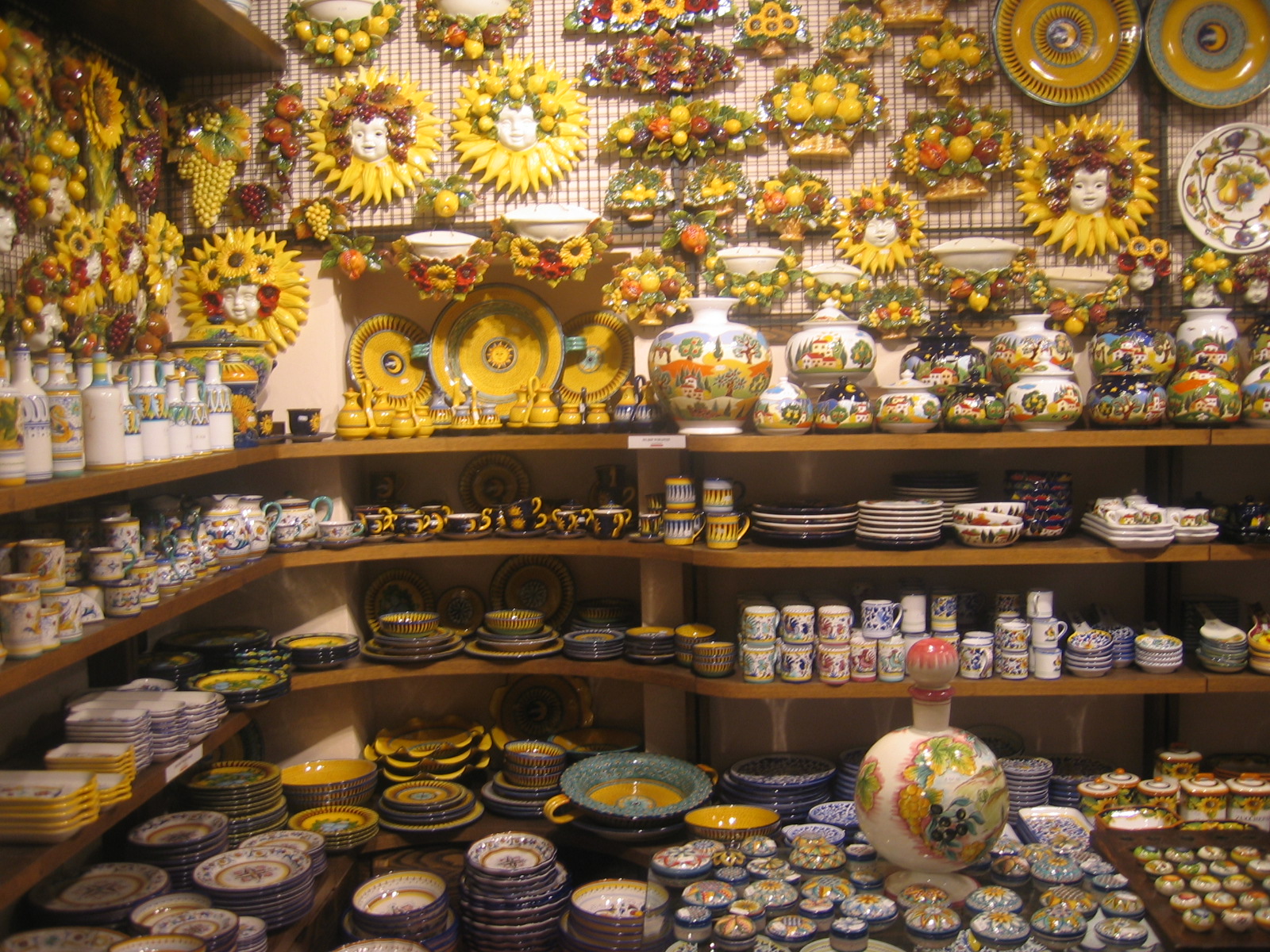 Hand painted ceramics in San Gimignano Italian Allure Travel