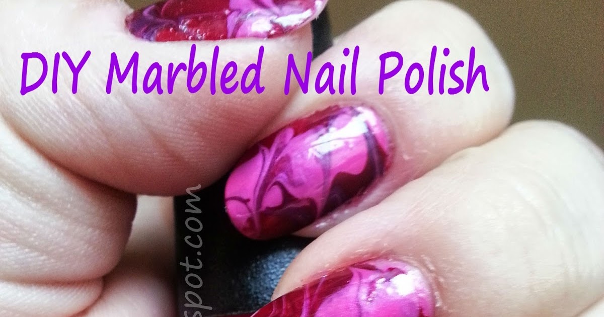 Stayathome Stina DIY marbled nail polish technique a review