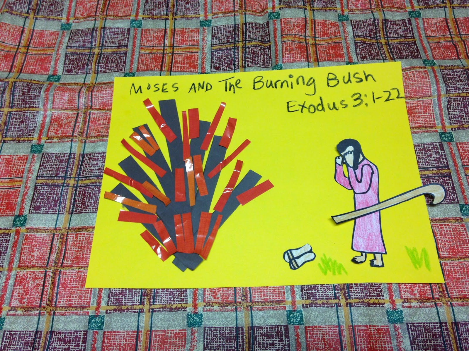 Children's Bible Lessons Lesson Moses And The Burning Bush