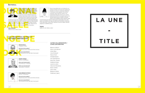 Magazine Layout Design Layouts in Magazine Design
