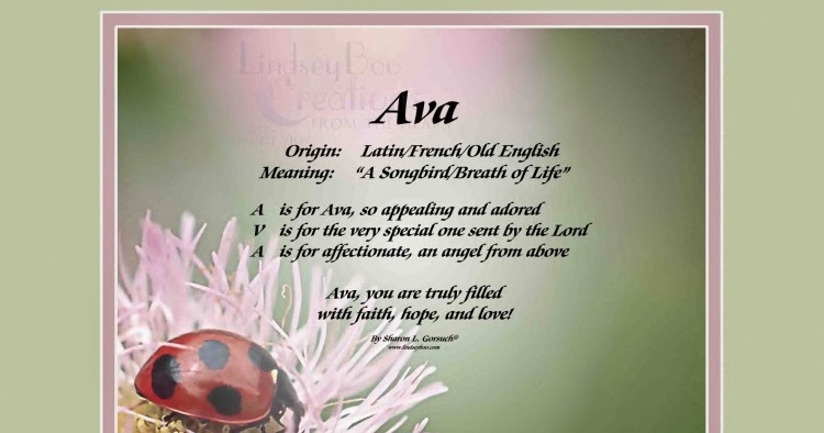 The Daily Boo: Ava - Name Meaning & History The Daily Boo: Ava - Name Meaning & History