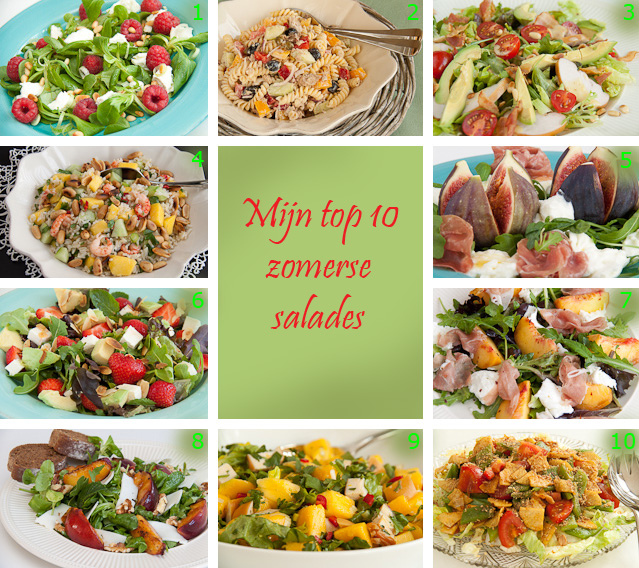 gemengde salade bijgerecht