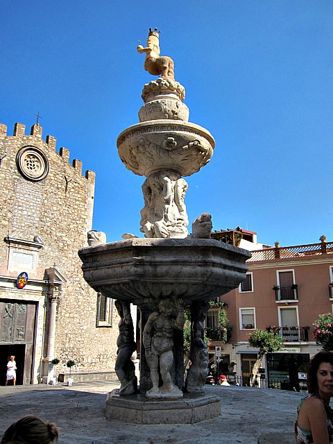 Taormina på Sicilien