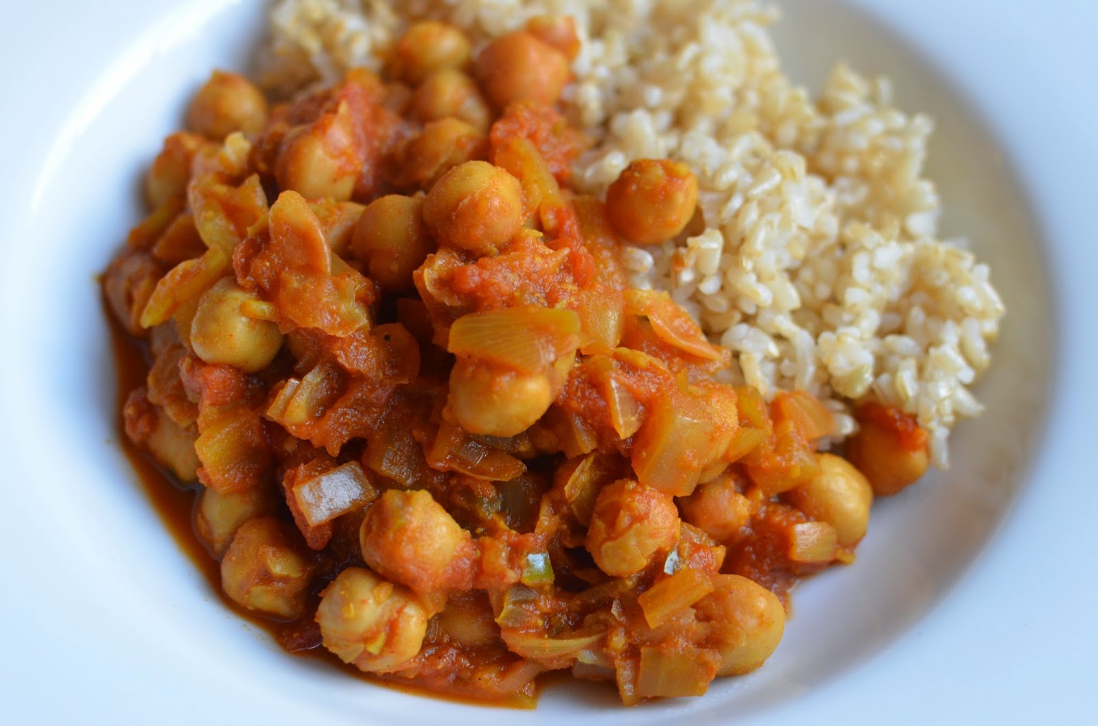Playing with Flour Chana (chickpea) masala