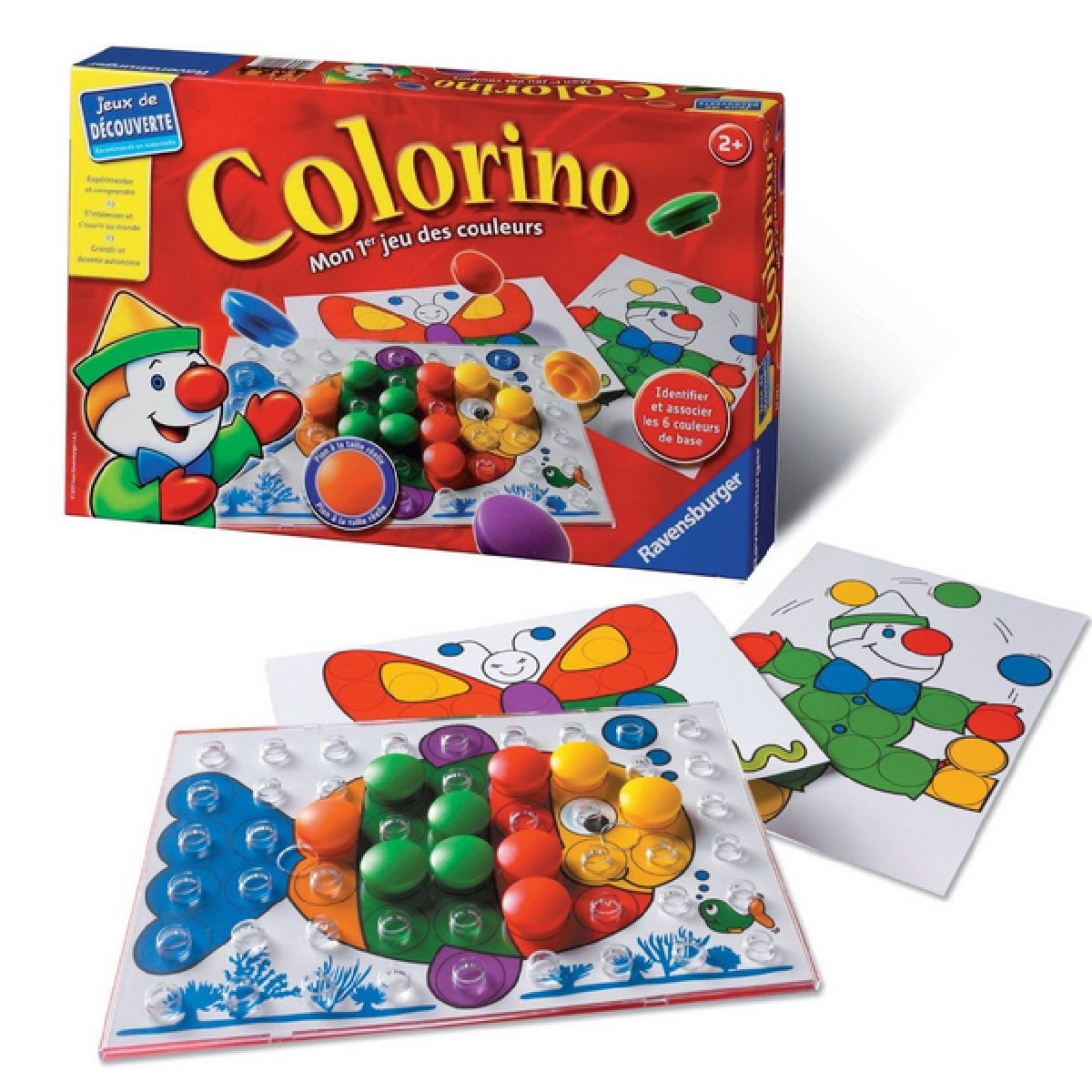 Cadeaux 2 Ouf : idées de cadeaux insolites et originaux !: Colorino le jeu  éducatif pour apprendre les couleurs
