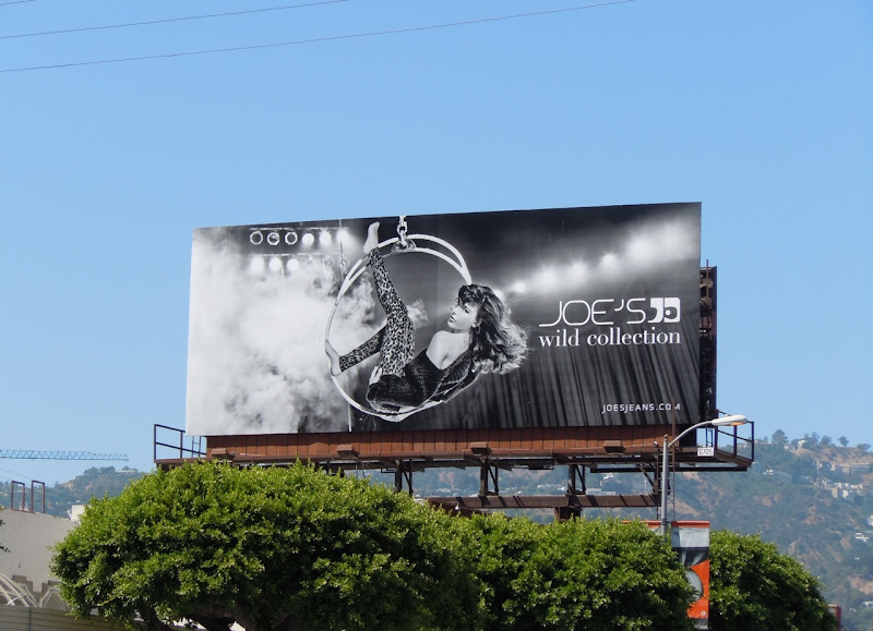 Joe's Wild Collection acrobat billboard
