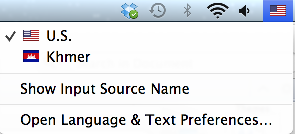 How to khmer font for mac