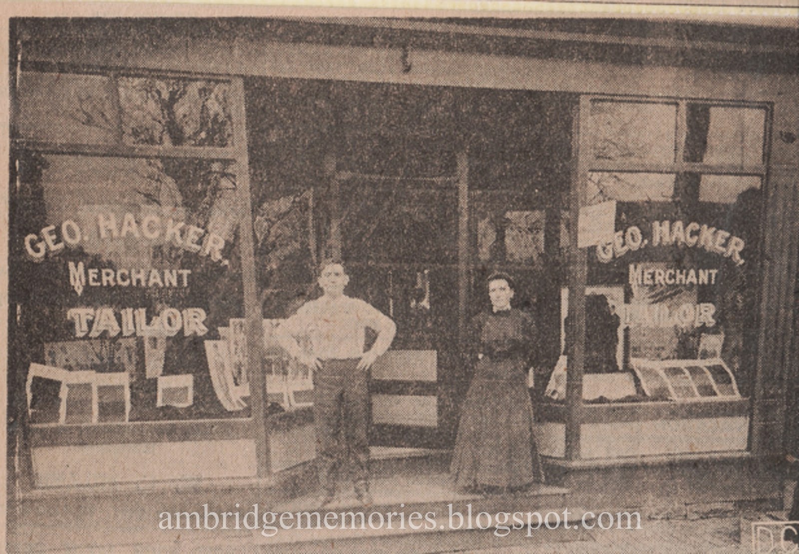 Ambridge Memories Hacker first tailor in Ambridge