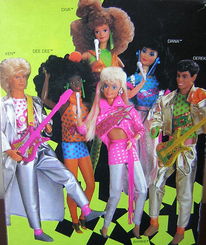 barbie rockstar anni 80