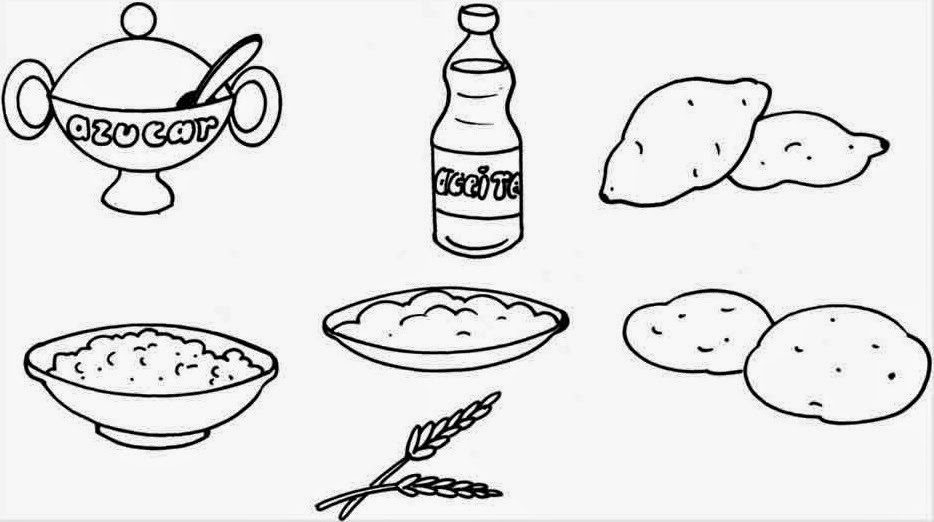 Alimentos Energeticos Para Colorear Imagui