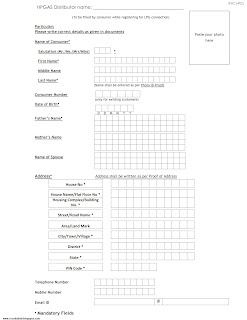 Download kyc form for LPG   