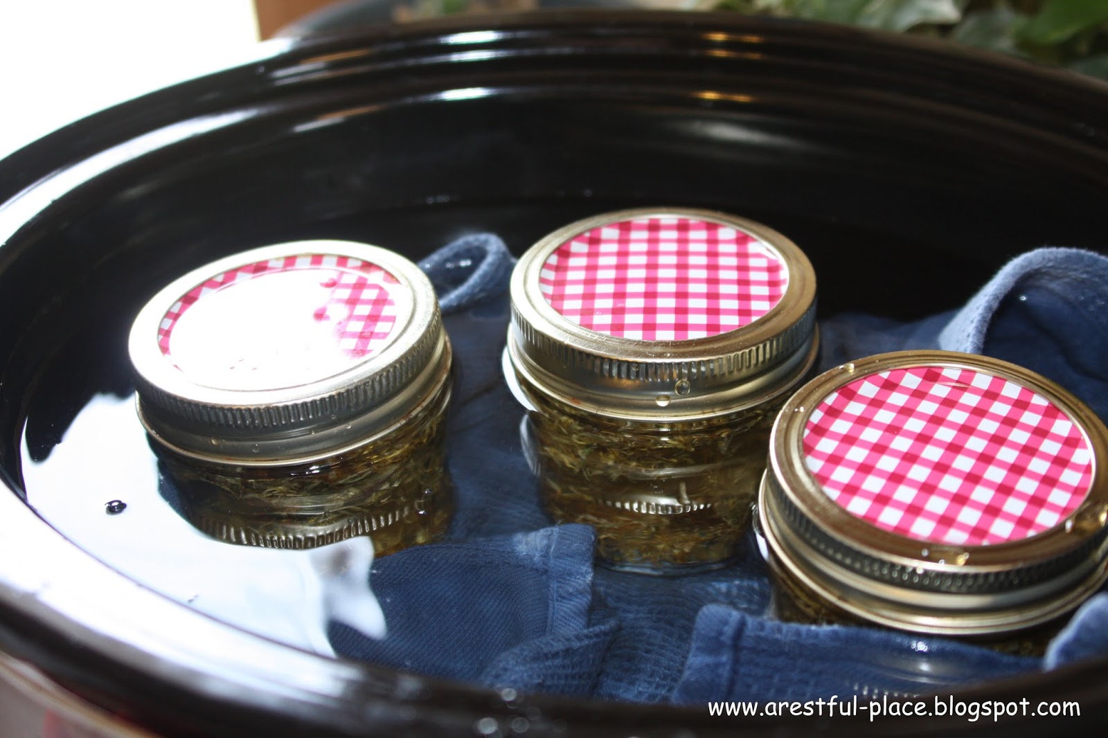 A Restful Place How To Make Herbal Infused Oils