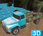 araba oyunları 3d Varil Taşıma Kamyonu