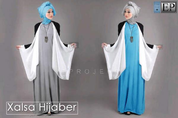 Gaya Model Trendi Baju Gamis Busana Muslim Terbaru 2013