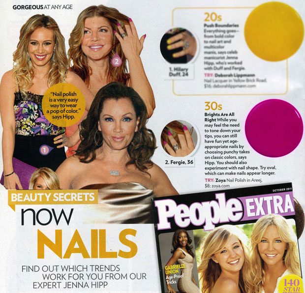 Gorgeous Zoya Nail Polish at any age! Manicurist to the stars, Jenna Hipp,