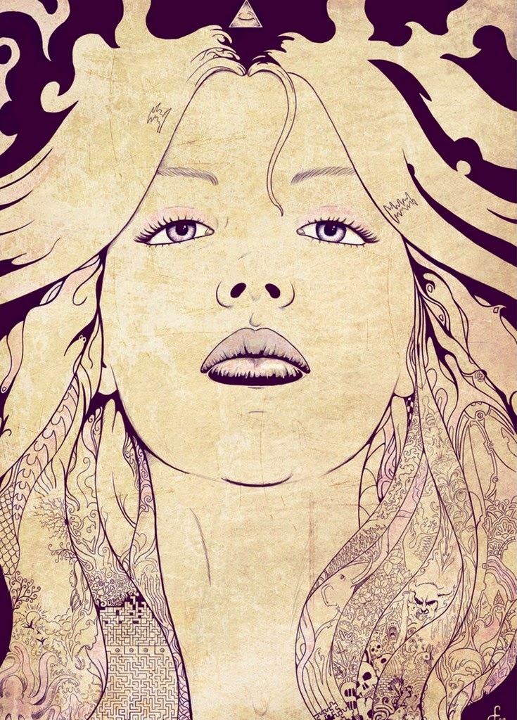 dibujos-reales-de-caras-de-mujeres mujeres-dibujos-hechos-a-mano