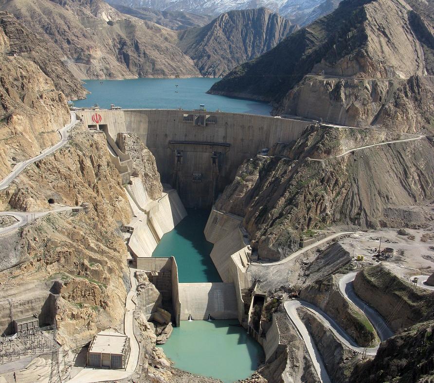 Man Made Structures Karun3 dam, Iran