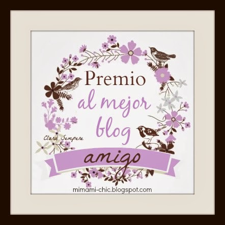 PREMIO "AL MEJOR BLOG AMIGO"