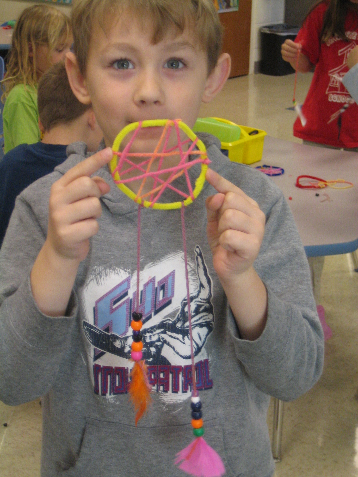 Mrs. Kellett's 2nd Grade Class Dream Catchers