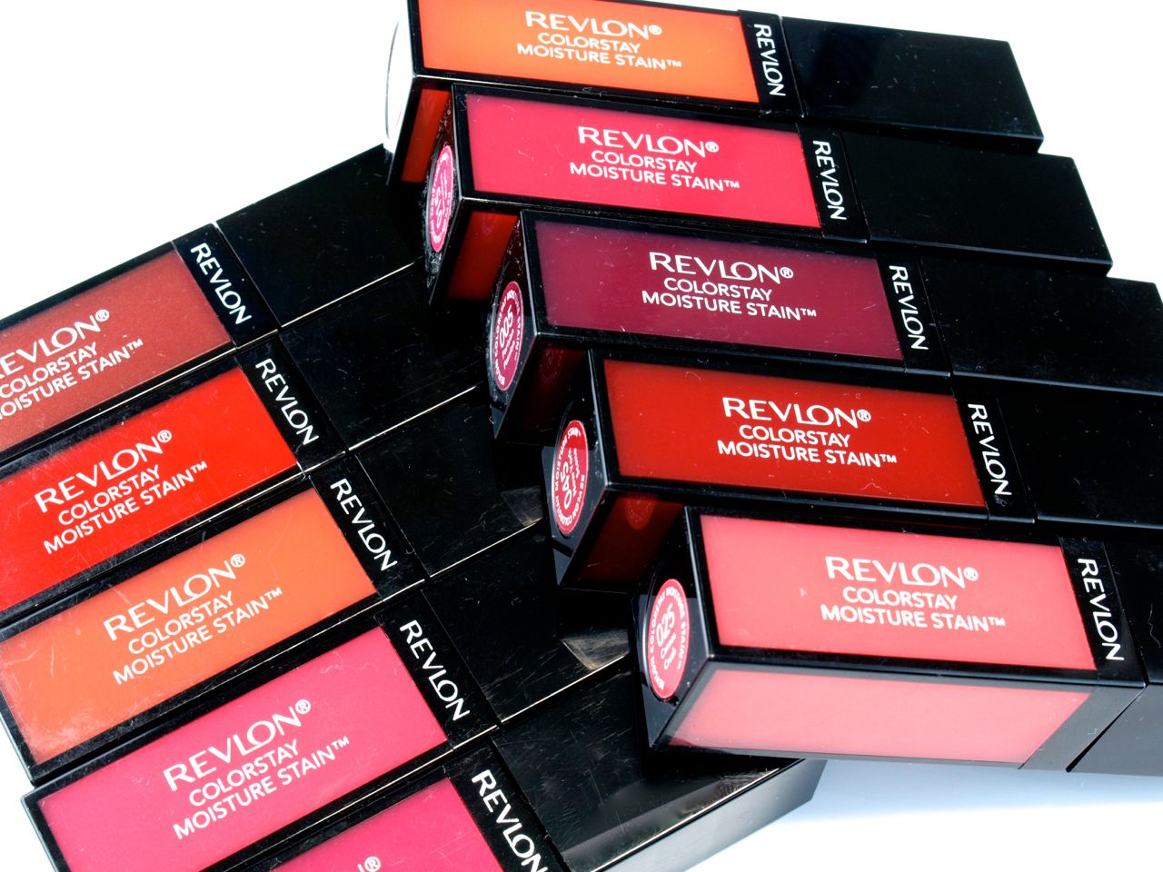 Revlon ColorStay Moisture Stain Roundup Review and Swatches The