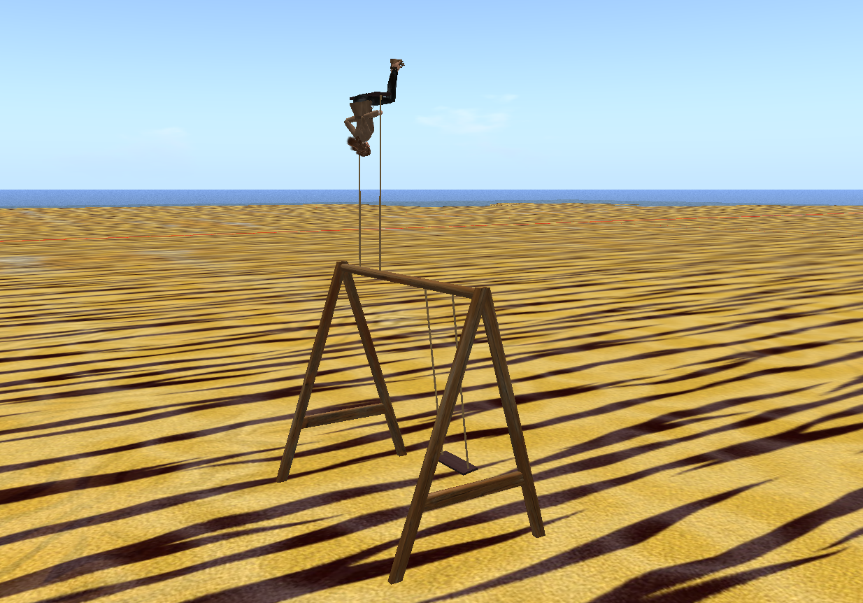 Realistic Duo Swing Set Has Come to Second Life The Machess Store