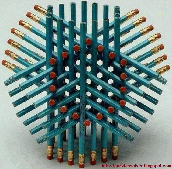 Puzzles Solved With Solutions How Many Pencils In The Image