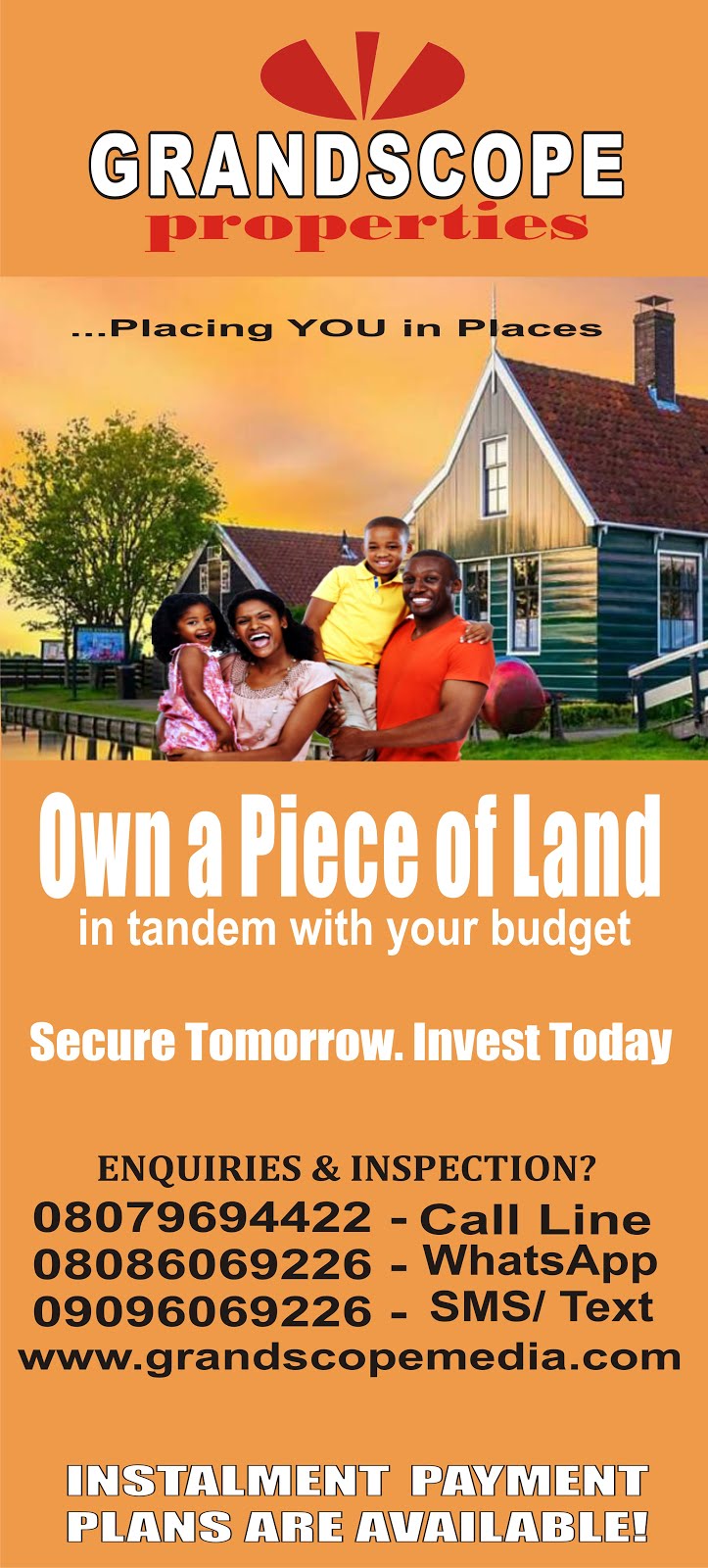 BECOME A LAND OWNER!