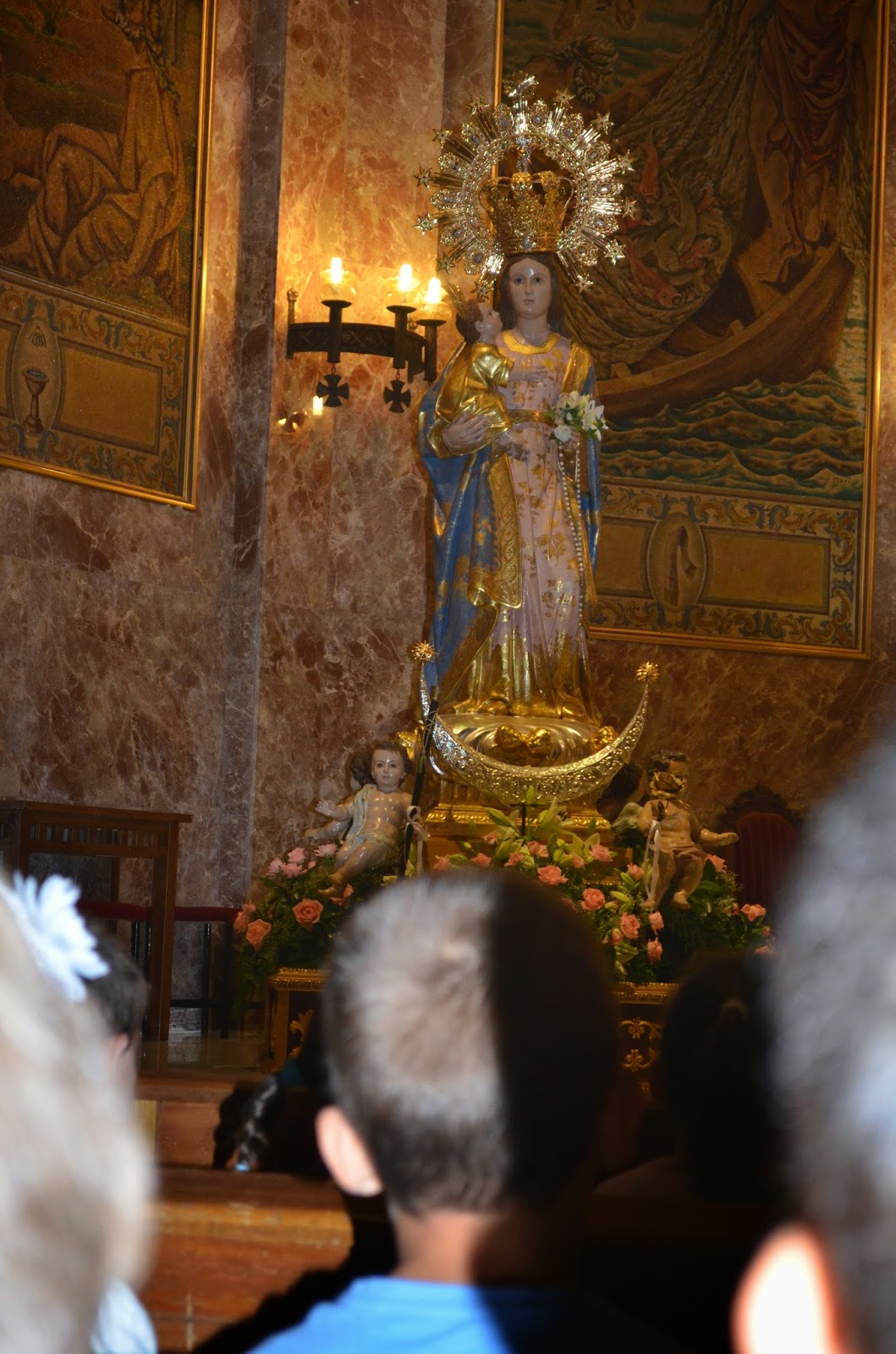 Si quieres aprender, ENSEÑA. Visitamos a la Virgen