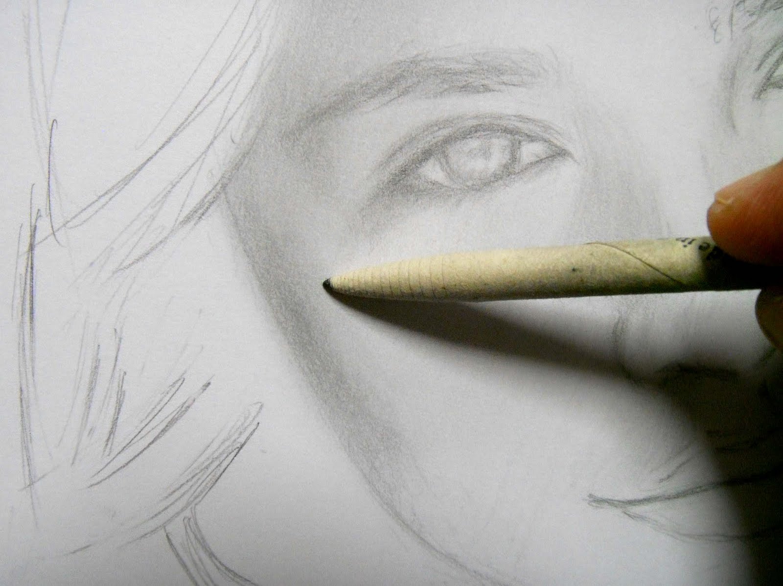 grace in progress a pencil portrait of emily evan rae