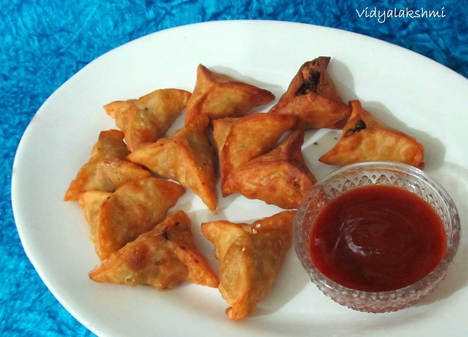 Vidyascooking Palak Paneer Samosa (Cheese & Spinach Samosa)