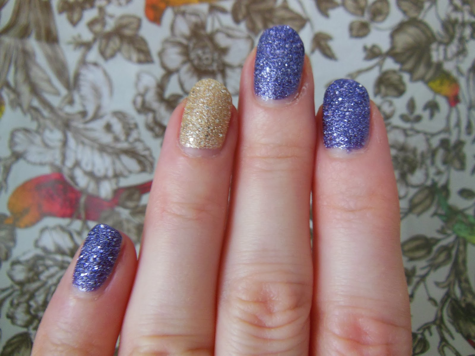 2. Silver glitter nail polish - wide 3