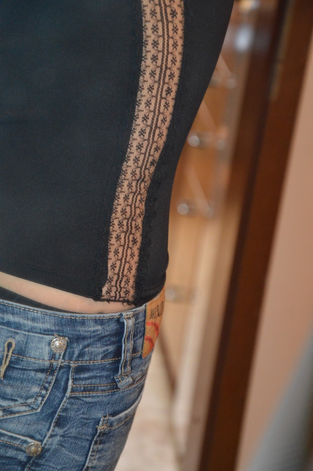 Made with love diy lace shirt