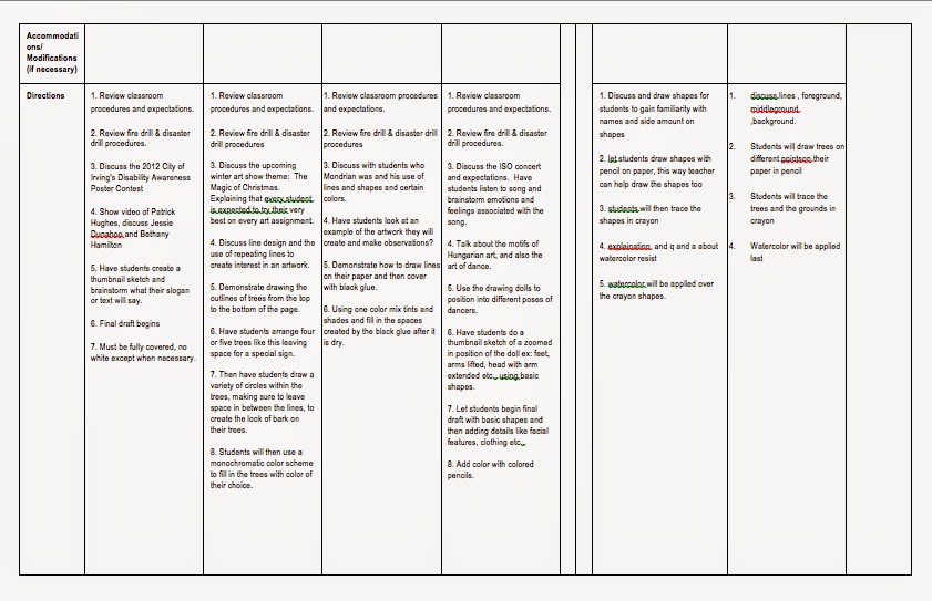 teks lesson plan template