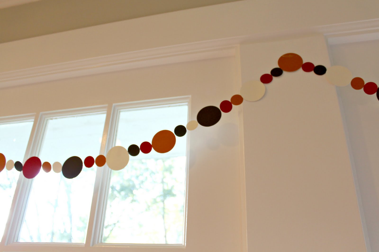 Ten June Fall Paintchip Garland