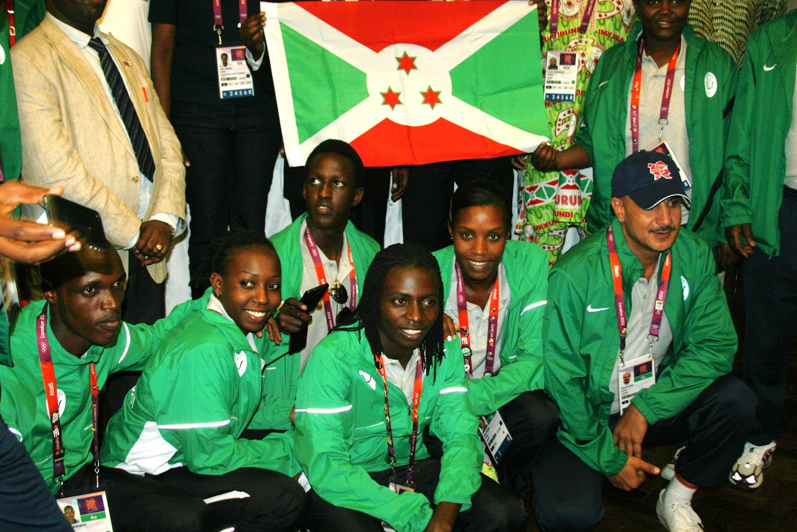 UBUNTU PLATFORM: burundi olympic athletes at a Luncheon at the Burundi