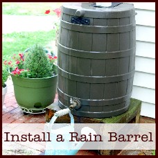 install rain barrel