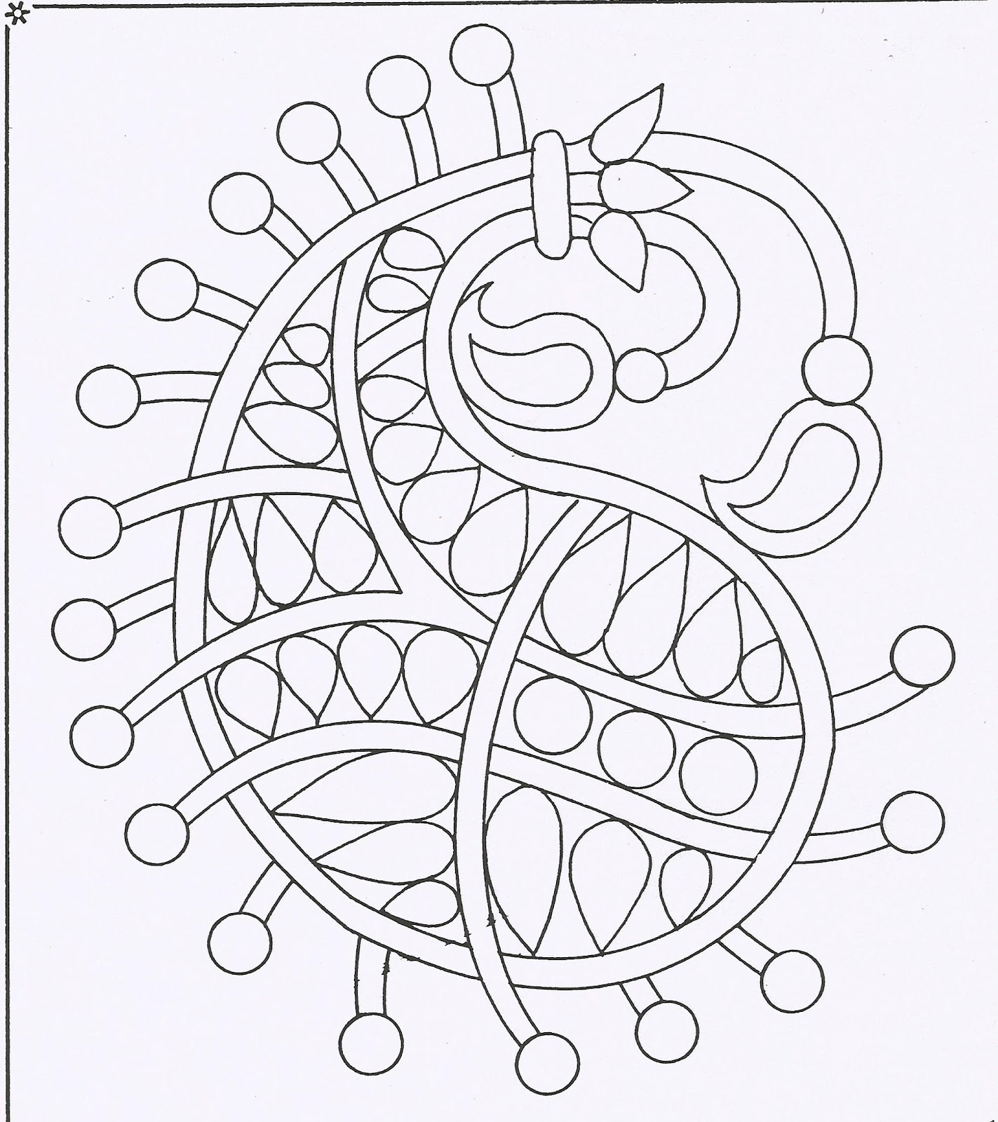 Motif For Embroidery