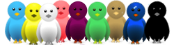 Macam-macam warna burung Twitter