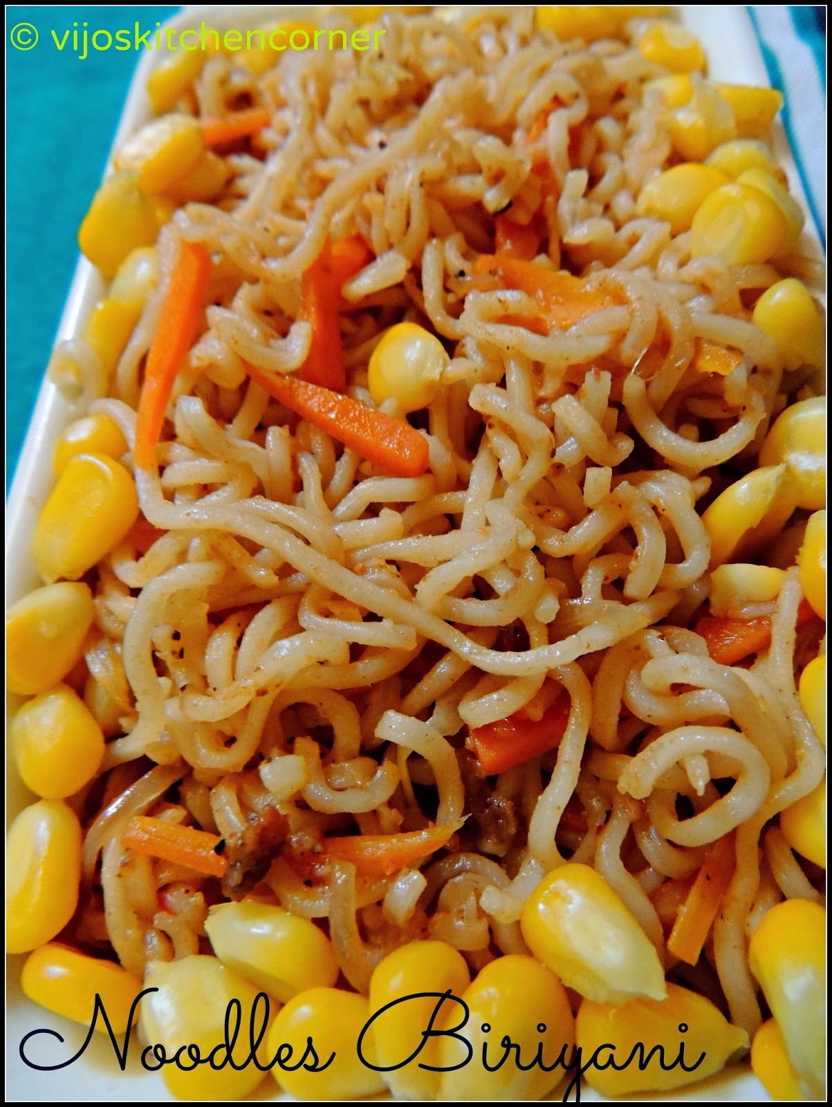 ViJo's Kitchen Corner Vegetable Noodles Noodles Biriyani Noodles